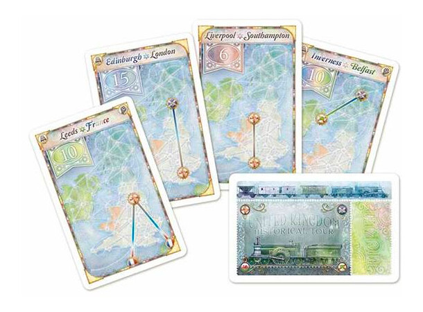 Ticket to Ride Map Coll 5 United Kingdom United Kingdom + Pennsylvania 